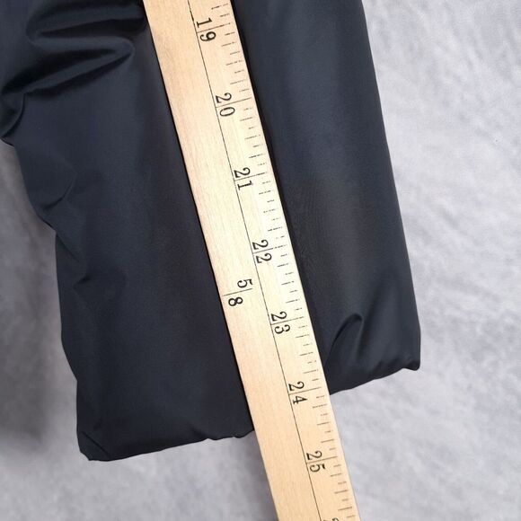 Lempelius Down Jacket Womens Large Blue Quilted Puffer Removable Fur Trim Hooded - Picture 12 of 16